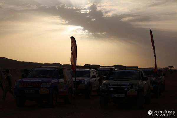 Dernière ligne droite dans le désert marocain
